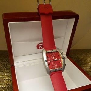 Red Michele watch